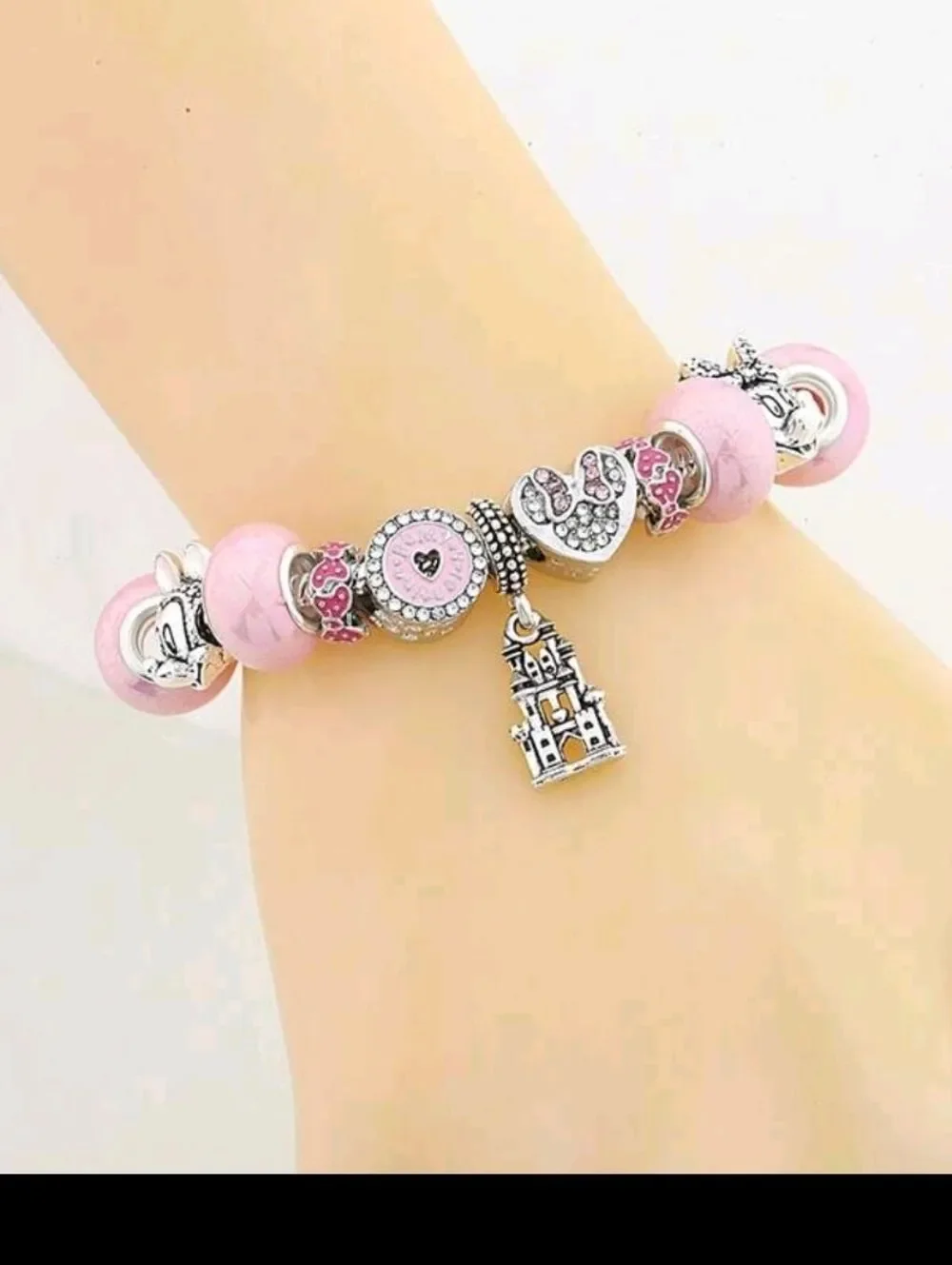 Disney bracelet pink